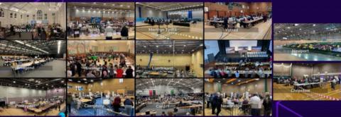 Filming of vote count locations in south Wales