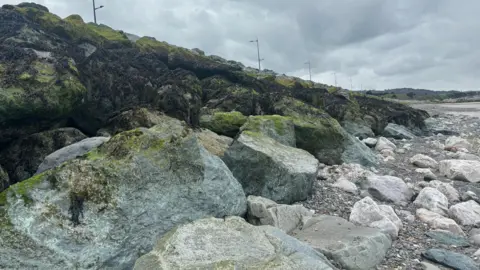 New sea defences at Old Colwyn