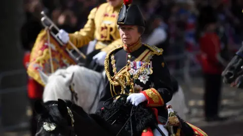 Getty Images Princess Anne at Trooping the Colour