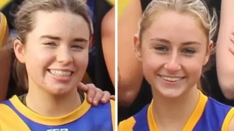 Beaumaris Football Club Holly Bowles and Bianca Jones