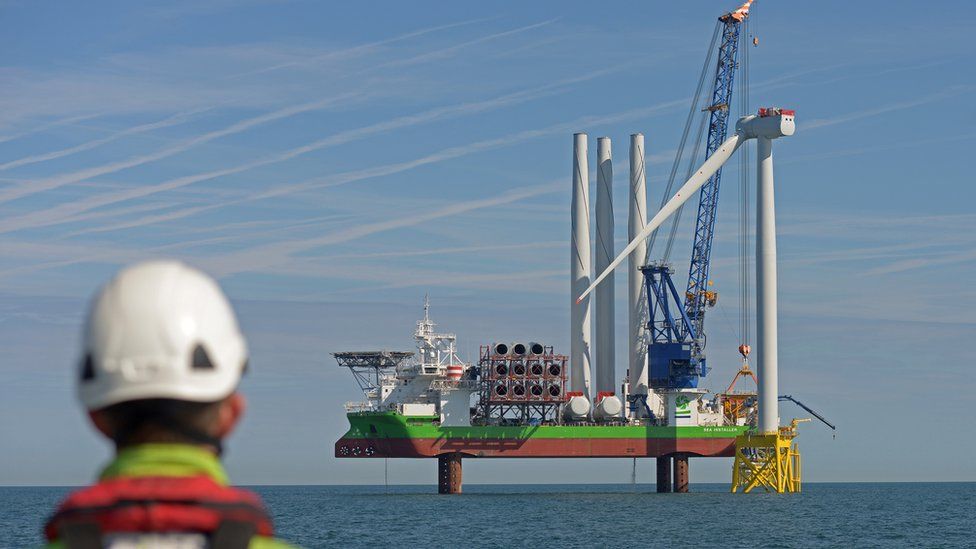 Wind turbine installation