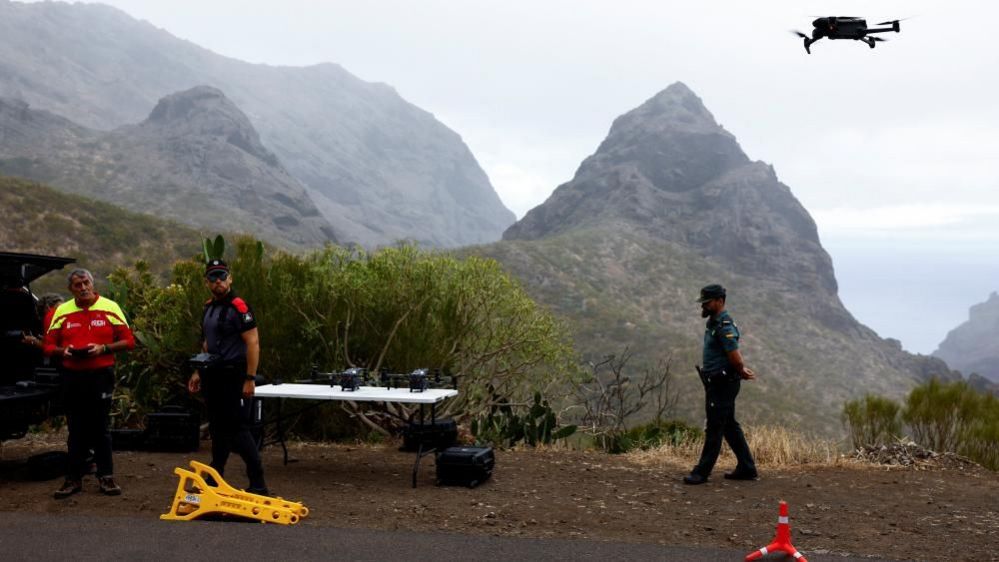 Search teams in the mountains where Jay Slater went missing