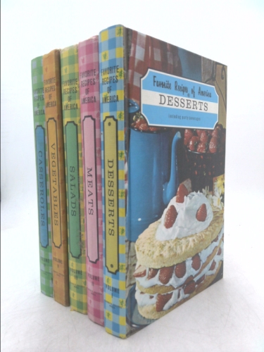 Favorite Recipes of America 5-book Box Set Includes Desserts, Meats, Salads, Casseroles, Vegetables (Volumes 1 - 5)