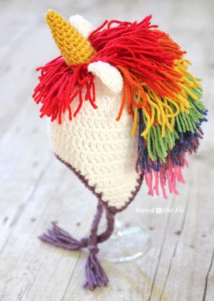 Crochet Unicorn Hat