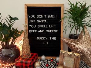 Felt Letter Board Christmas