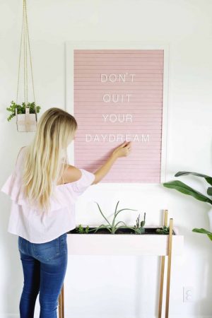 Felt Letter Board DIY