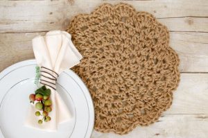 Jute Crochet Placemats