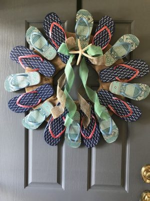 Cute Flip Flop Wreath