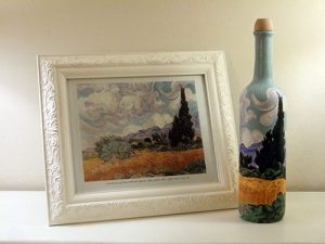 Painted Wine Bottles