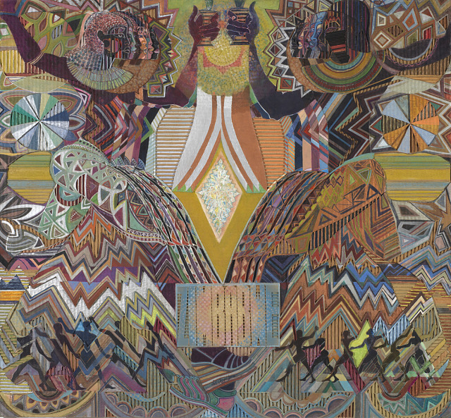 Jeff Donaldson, Victory in Zimbabwe, 1980, mixed media on cardboard, Smithsonian American Art Museum, Museum Purchase through the Luisita L. and Franz H. Denghausen Endowment, 2019.1, © 2018, Estate of Jeff Donaldson