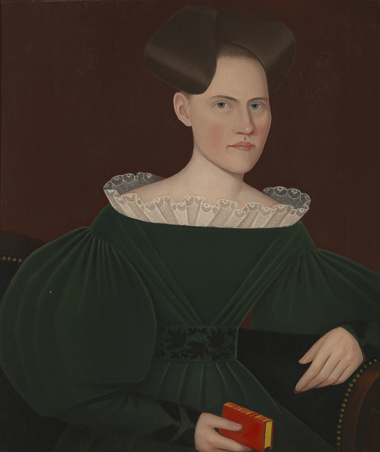 Ammi Phillips, Portrait of Helen (Lena) Ten Broeck, 1834, oil on canvas, Smithsonian American Art Museum, Gift of Ralph and Bobbi Terkowitz, 2019.6.10