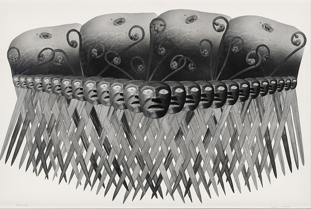 Kapulani Landgraf, Puka mai, 2002, hand-woven silver gelatin collage, Smithsonian American Art Museum, Museum purchase through the Frank K. Ribelin Endowment, in partnership with the Smithsonian Asian Pacific American Center, 2022.46.1