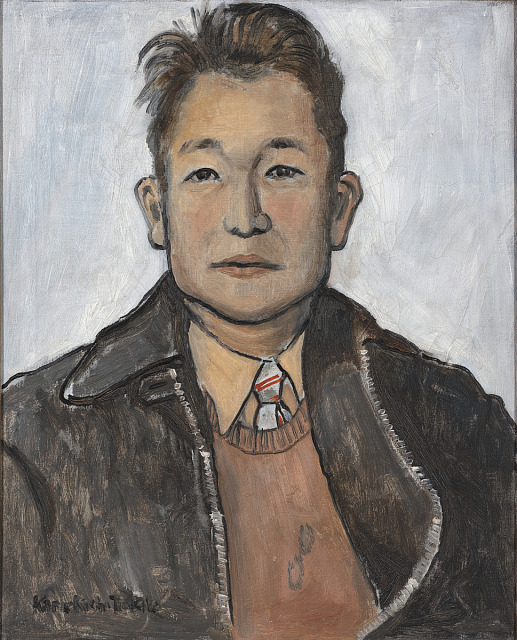 Kamekichi Tokita, Self Portrait, ca. 1935, oil on canvas, Smithsonian American Art Museum, Gift of the Kamekichi and Haruko Tokita family of Seattle, Washington, USA, 2023.11