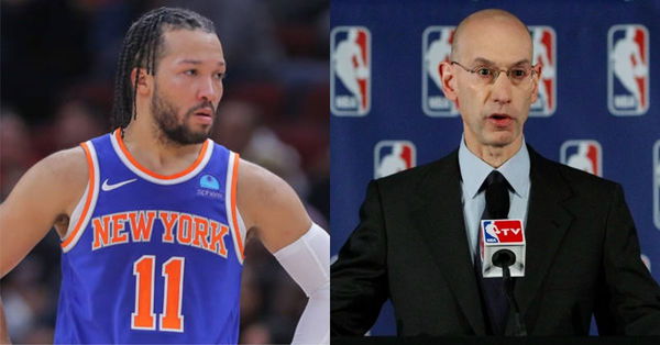 Jalen Brunson, Adam Silver