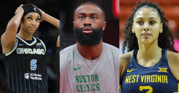 Angel Reese, Jaylen Brown, Kysre Gondrezick