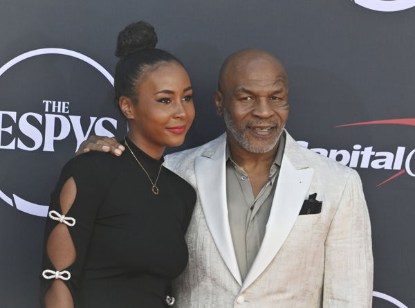 Mike Tyson and Milan Tyson attend the 31st annual ESPY Awards at the Dolby Theatre in the Hollywood section Los Angeles