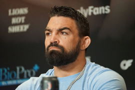 LAS VEGAS, NV &#8211; APRIL 4: Mike Perry attends the BKFC 41 official pre-fight press conference, PK, Pressekonferenz on Apri