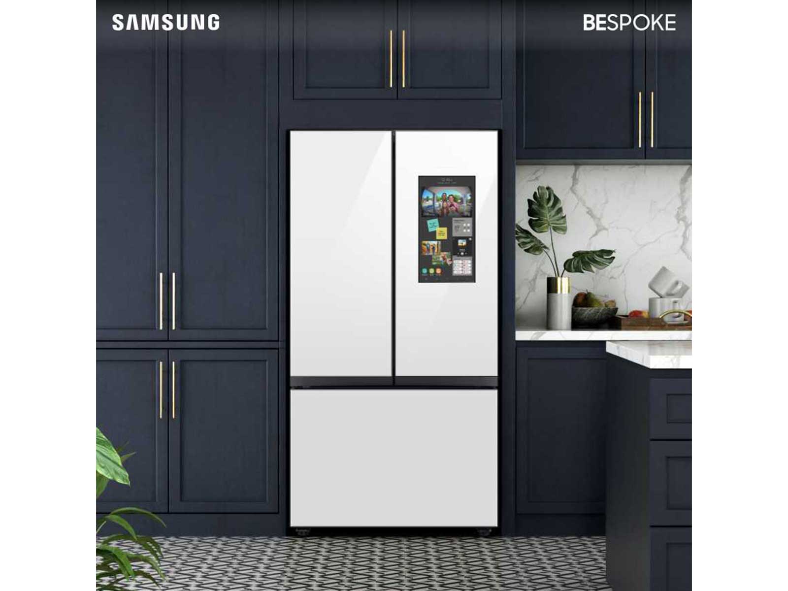 Bespoke 3Door French Door Refrigerator (30 cu. ft.) with Family Hub