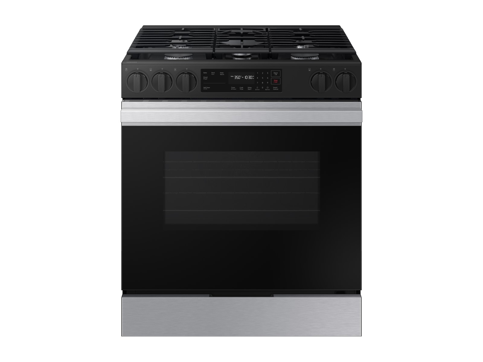 Thumbnail image of Bespoke 6.0 cu. ft. Smart Slide-In Gas Range with Precision Knobs in Stainless Steel