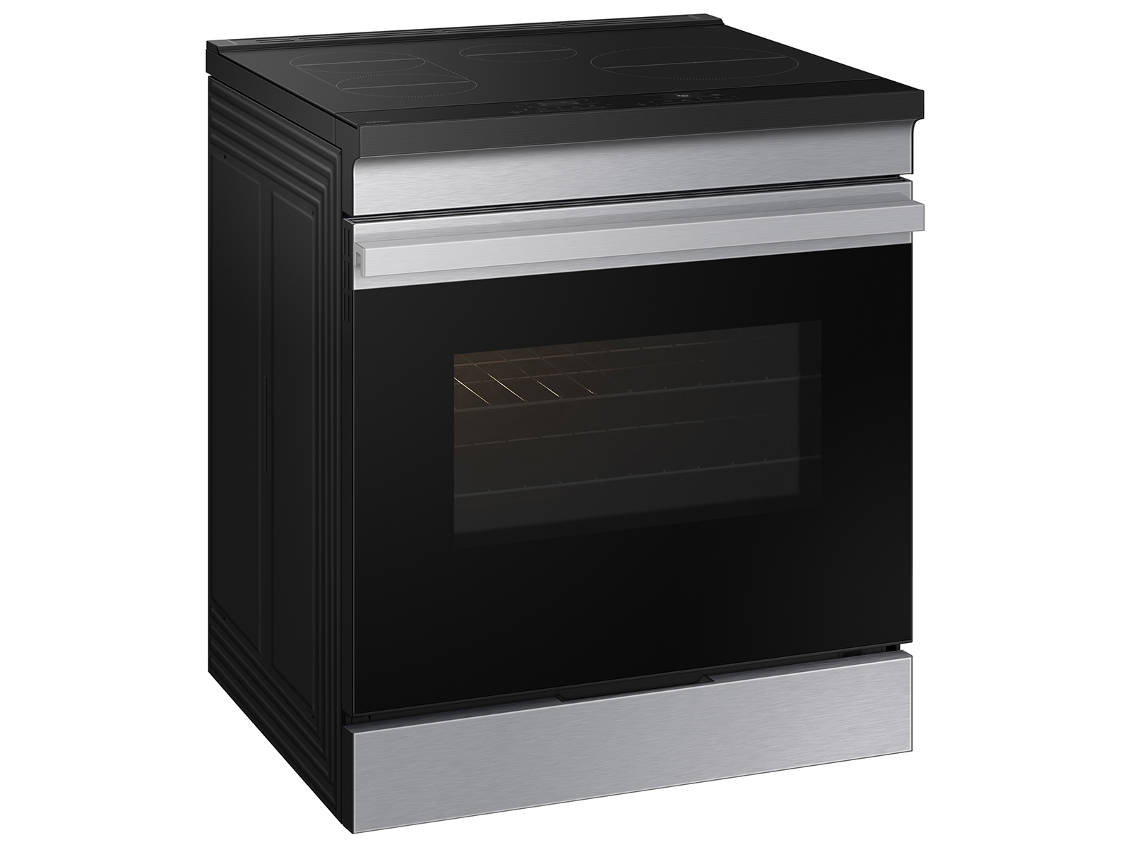 Thumbnail image of Bespoke 6.3 cu. ft. Smart Slide-In Induction Range with Anti-Scratch Glass Cooktop & Air Fry in Stainless Steel