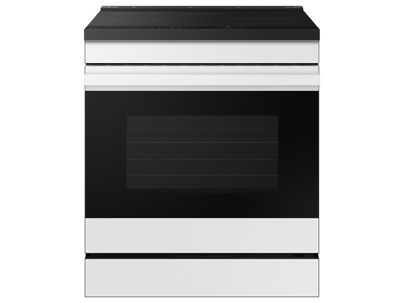 Thumbnail image of Bespoke 6.3 cu. ft. Smart Slide-In Induction Range with Ambient Edge Lighting™ & Air Sous Vide in White Glass