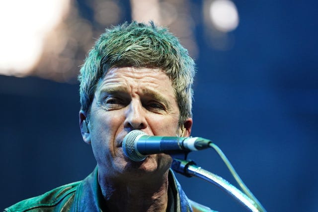 Noel Gallagher on stage