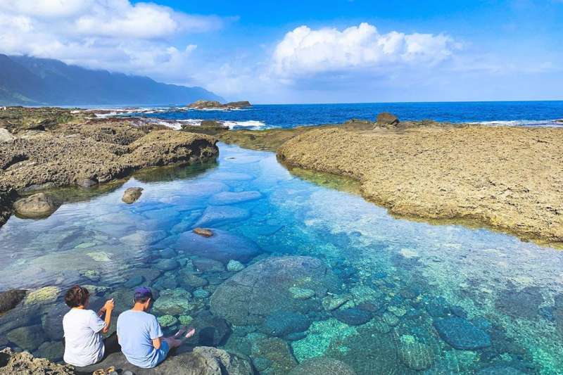 石梯坪擁有豐富的自然景觀以及美麗的風景。（圖/IG@kevin_o322)