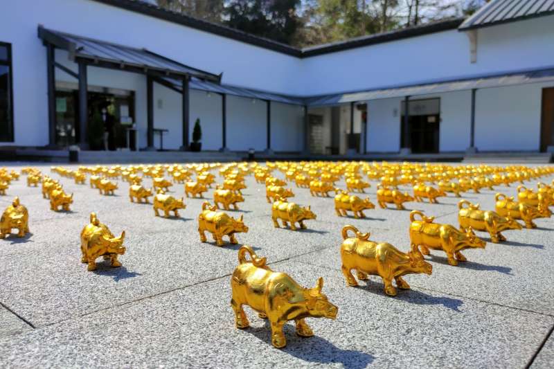 茶博館春節期間推出「Happy牛Year遊茶博」活動。(圖/茶業博物館提供)