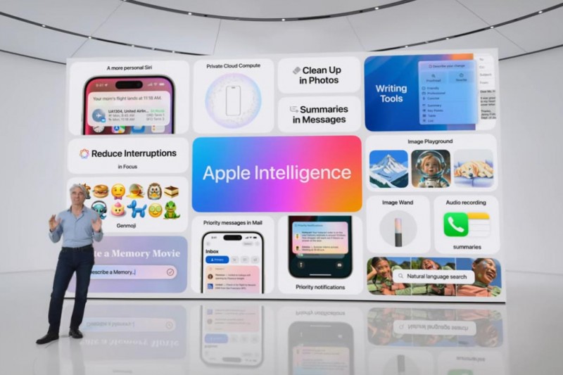 「Apple Intelligence」蘋果自定義AI 、Siri智慧助理變得更聰明了！