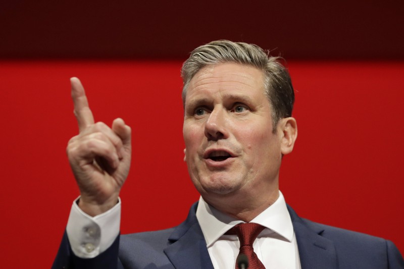 英國工黨黨魁施凱爾（Keir Starmer）。（美聯社）