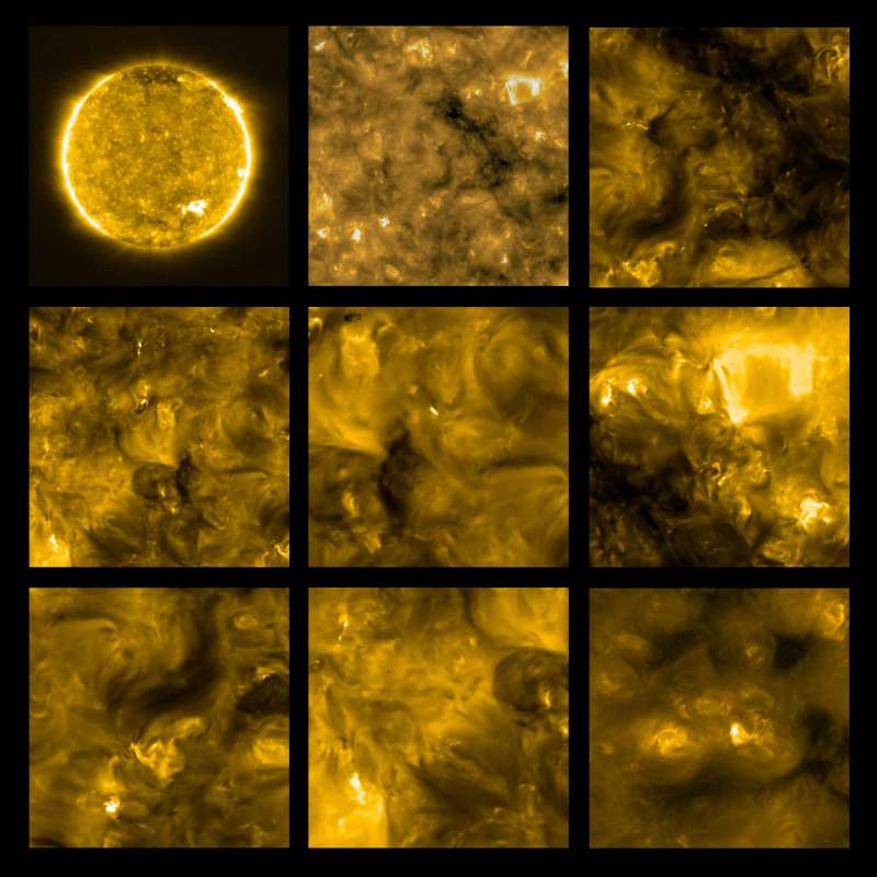 歐洲太空總署（ESA）16日公開有史以來最近距離拍攝的太陽照片。（圖取自facebook.com/EuropeanSpaceAgency）