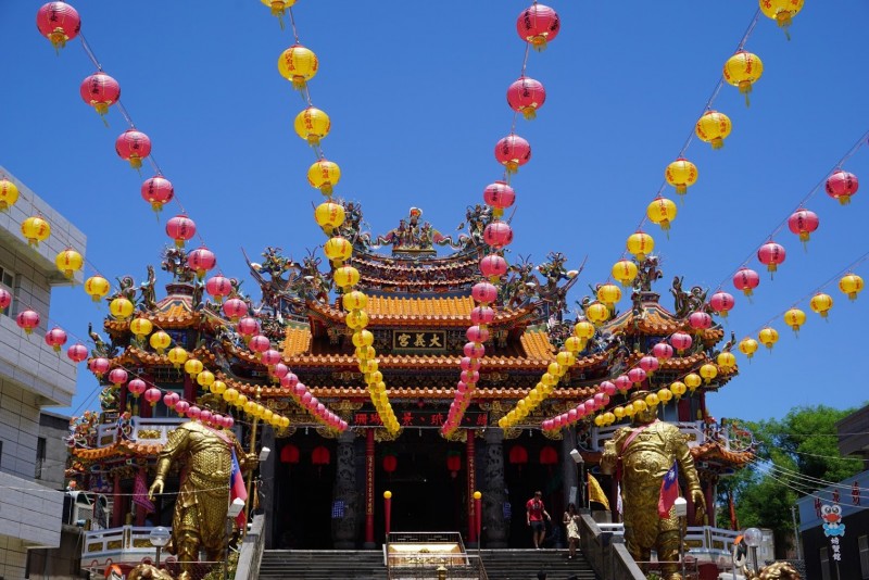 澎湖大義宮、媽祖、宮廟、繞境、三月瘋媽祖、海龜(圖/洪煜勛攝)