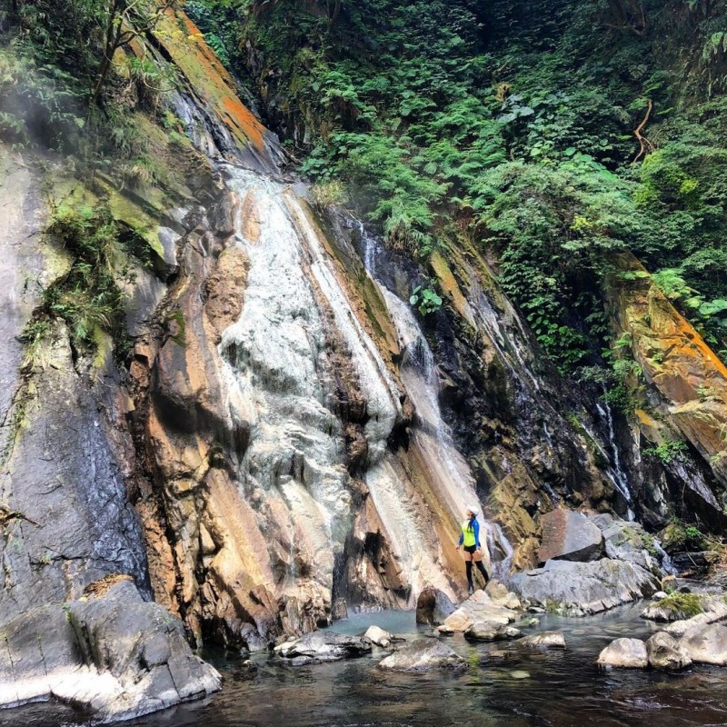 桃園四稜野溪溫泉(圖/ hiking_outdoor_travels@instagram提供)