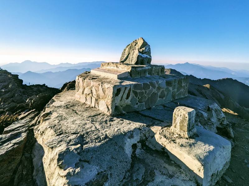 玉山主峰、三角點、百岳、台灣最高山(圖/洪煜勛攝)