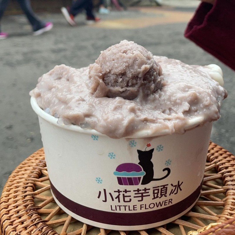 小花芋頭冰。（圖／lai_foodietw＠instagram提供）