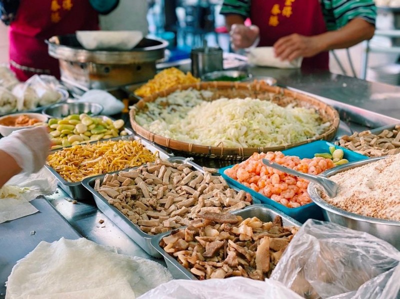 台南國華街美食：金得春捲。（圖／取自IG@oliy.c）