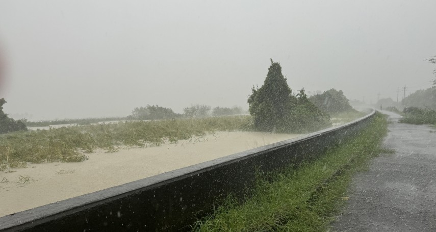 凱米颱風挾超大豪雨！八掌溪暴漲沿岸災情頻傳　賴惠員、林俊憲急勘災