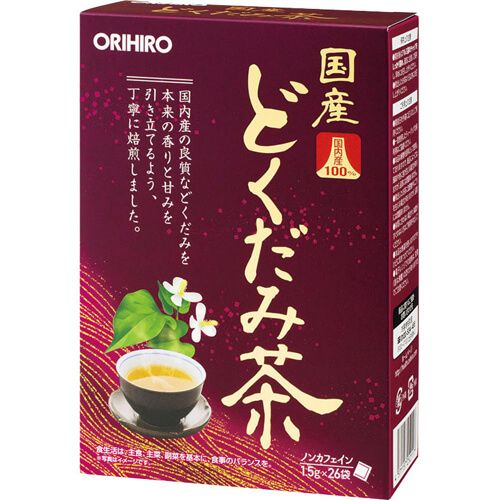 Orihiro domestic Dokudami tea 100% 1.5g × 26 bags