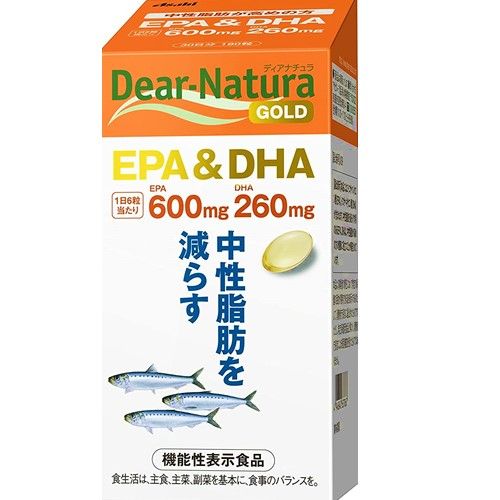 Dear Natura GOLD epa&DHA 減少中性脂肪魚油 30日分 180粒 ＜機能性表示食物＞