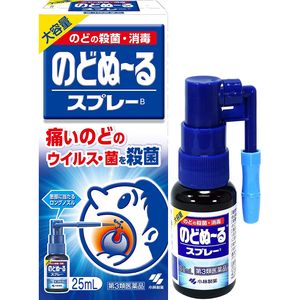 小林製藥 Nodonuru 喉嚨殺菌消炎噴劑 大容量 25ml【第3類醫藥品】