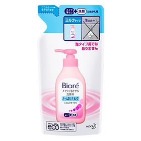 Biore Makeup washable cleanser refreshing milk [refill] 180ml