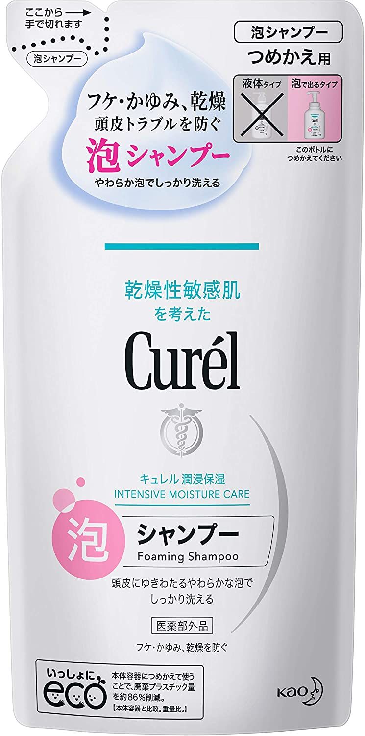 Curel foam shampoo Refill 380ml