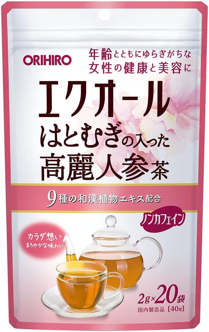 Orihiro Equol is 2g x 20 bags with Tomojin tea