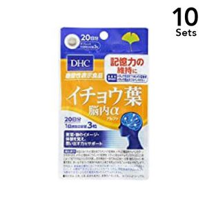 【10入組】銀杏葉腦內α 20日 60粒