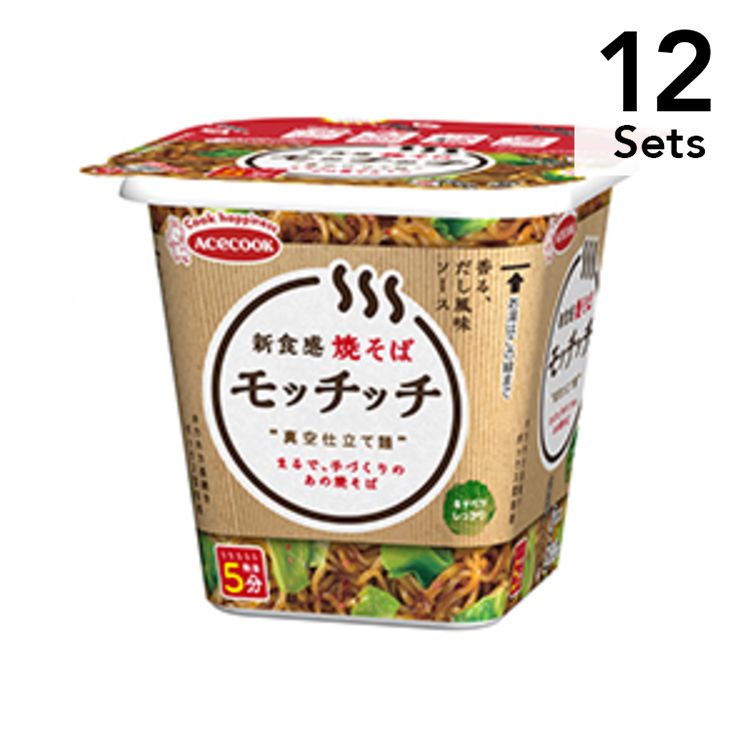 【Set of 12】 Ace cock Yakisoba Mochchi 99g