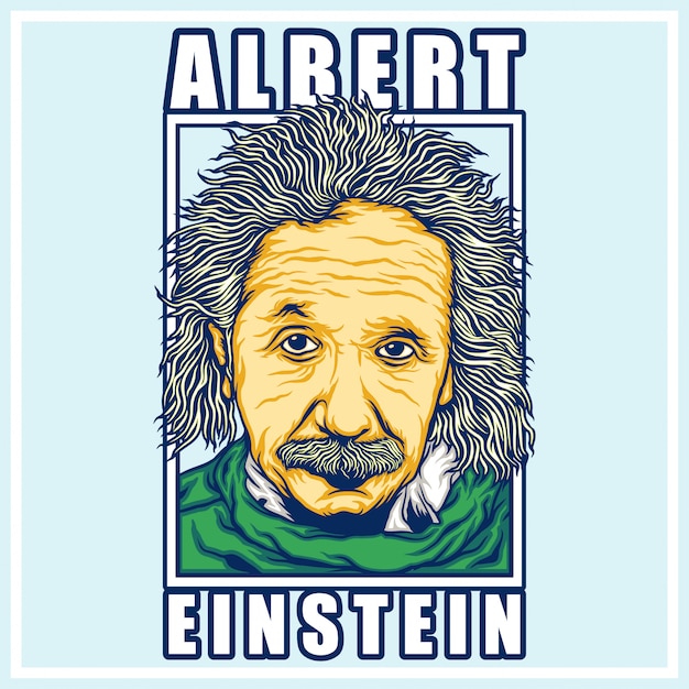 Premium Vector | Albert einstein