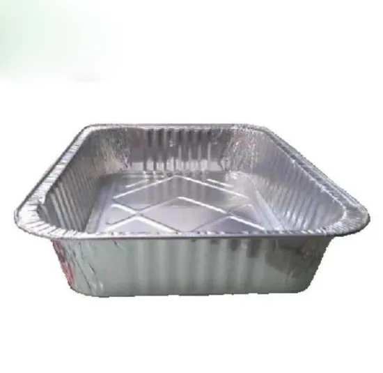 Thickened Tin Box Aluminum Foil Paper Disposable Aluminum Foil Barbecue Lunch Box Th8064 pictures & photos