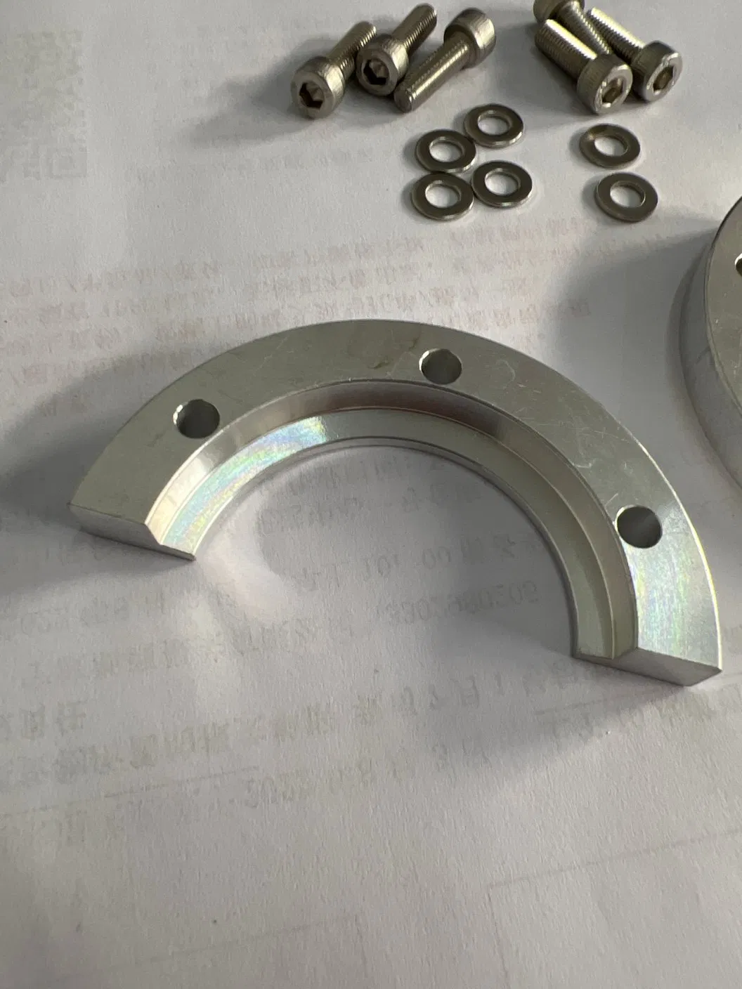 OEM Welding Flange Vacuum Stainless Steel Clamp Round Kf Aluminum Bulkhead Clamps pictures & photos