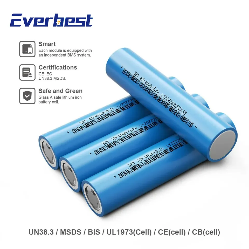 LFP Cell Cylindrical 32140 Battery Cell 15ah 3.2V LiFePO4 Rechargeable Batteries for EV Car pictures & photos