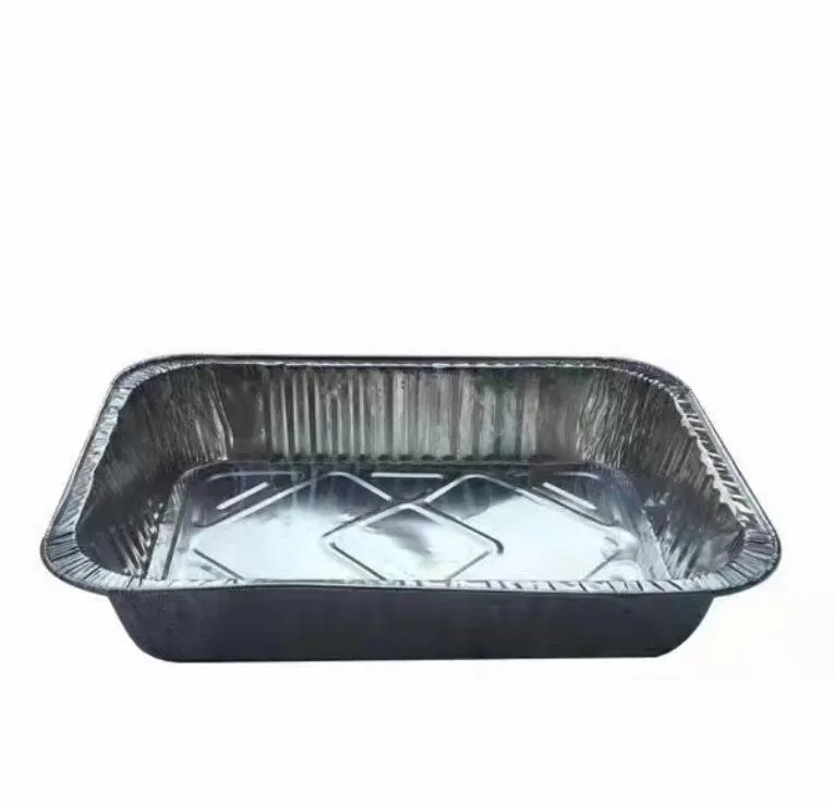 Thickened Tin Box Aluminum Foil Paper Disposable Aluminum Foil Barbecue Lunch Box Th8064 pictures & photos